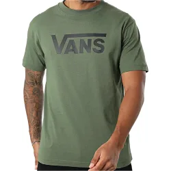 Classic camiseta manga corta hombre Verde (XL)