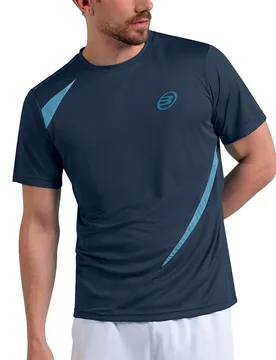Cete Short Sleeve T-shirt Navy Blue 2XL - Bullpadel - FashionsVida
