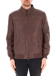 PEUTEREY Giacca in pelle MARRONE L