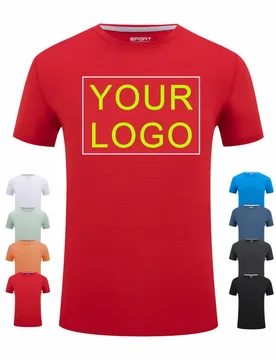 LOGO Customized Round Neck Short Sleeve T-shirt Quick-drying Sports Running Breathable Top Printing Embroidery Clothing - Aliexpress - FashionsVida
