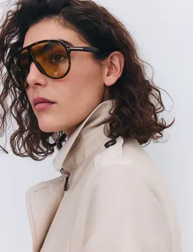 Trench de mujer clásico con cinturón - Tintoretto - FashionsVida