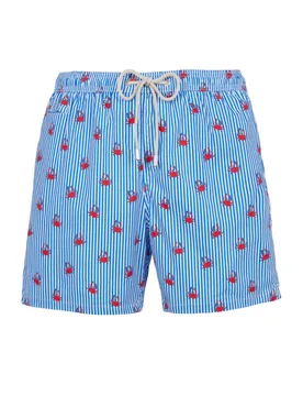 Boxer Mare Granchi A Righe Azz. COMFORT 03216F - SAINT BARTH - FashionsVida