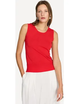 Twinset de mujer con chaqueta cuello redondo y jersey sin mangas - Escorpion - FashionsVida