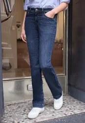 Street One Bootcut Jeans female Blau