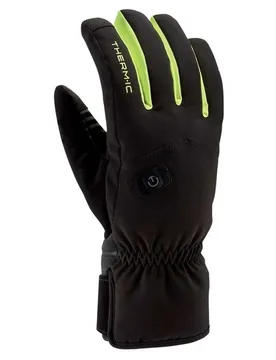 Gants Chauffants Light+ Black / Lime 9 Homme - Therm-ic - FashionsVida