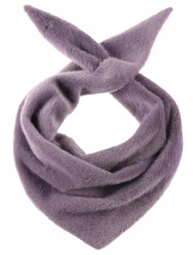 Faux Fur Triangular Scarf by - purple - Damen - Size: One Size - Seeberger - FashionsVida