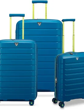 Juego de maletas (grande, mediana y cabina) B-Flying rígidas expandibles hasta 129 L - Roncato - FashionsVida