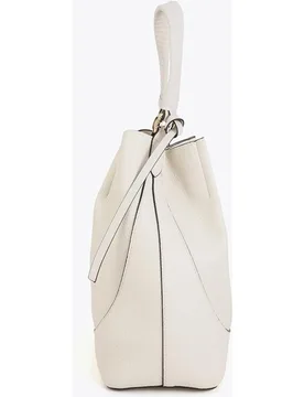 Bolso de hombro hobo efecto piel con lazada decorativa - Lola Casademunt - FashionsVida