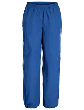 Pantaloni A Vita Alta Wilma Claire Baggy Wide Leg Jjxx True Blue / Piping L - Jack & jones - FashionsVida