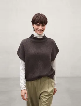 Jersey de mujer de lana de manga corta castelly - Ecoalf - FashionsVida