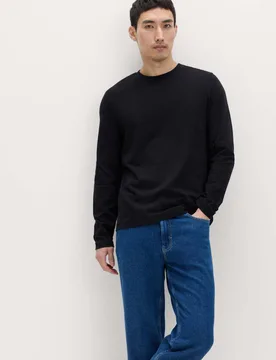 Pack Pure Cotton Long Sleeve T-Shirts Black male - M&S - FashionsVida