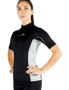 T-shirt Thermique à Manches Courtes Black S - Lavacore - FashionsVida