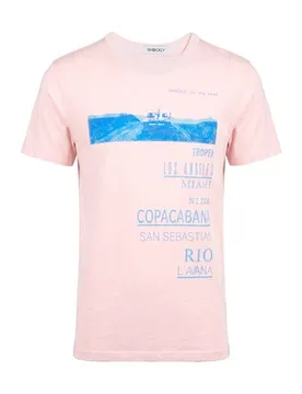 Camiseta Hombre Rosa XS Hombre - Shockly - FashionsVida