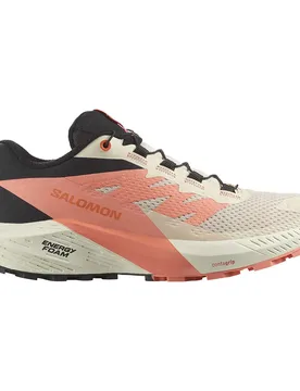 Scarpe Da Trail Running Sense Ride 5 Tender Peach / Fusion Coral / Black EU 44 - Salomon - FashionsVida