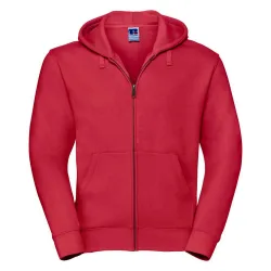 Mens Authentic Hooded Sweatshirt (Classic Red) - Size Small