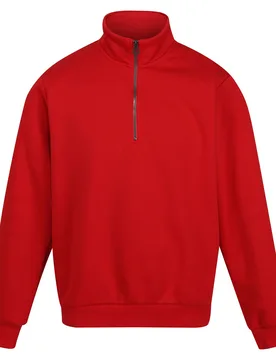 Mens Pro Quarter Zip Sweatshirt (Classic Red) - Size X-Small - Regatta - FashionsVida