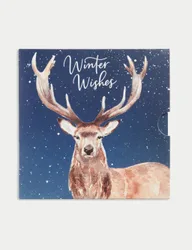Christmas Stag Gift Card No Colour