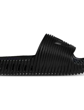 Adilette Men Flip-Flops and Sandals - Black - Size 11 - Mesh/Synthetic - Black - Size: 11 - Adidas - FashionsVida
