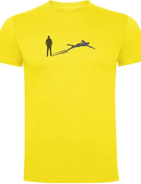 Swim Shadow Short Sleeve T-shirt Yellow 3XL Men - Kruskis - FashionsVida