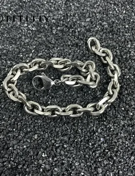 New Pure Titanium Angle Chain Bracelet with A Width of 7mm Lightweight and Anti Allergic A Bracelet Gift with A Length of 200mm - Aliexpress - FashionsVida