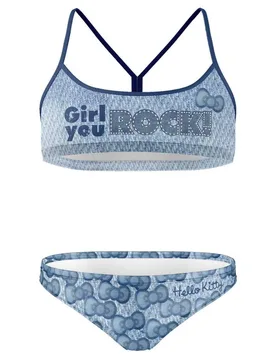 Hello Kitty Denim Bikini Denim 2XS Girls - OTSO - FashionsVida