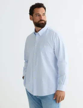 Camisa de ml oxford raya kodak patrón classic - Dustin - FashionsVida