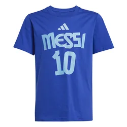 T-Shirt Messi Name&Number Graphic - Bleu - male - Size: 15/16 ans