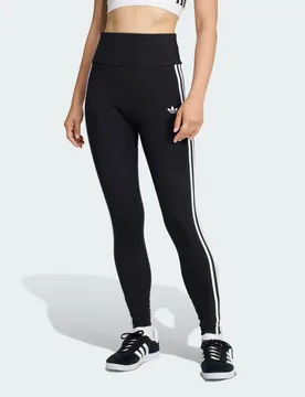 LEGGINGS 3 STRIPES S Black / White - Adidas - FashionsVida