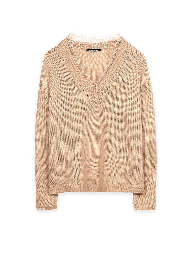 Pullover marrone chiaro 34 - Luisa Cerano - FashionsVida