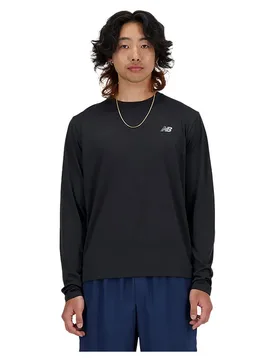 Maglietta A Maniche Lunghe Athletics Black XS - New Balance - FashionsVida