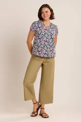 Women's SHERIDAN BLOUSE in Blue Size: 8 - Blue - Size: 8