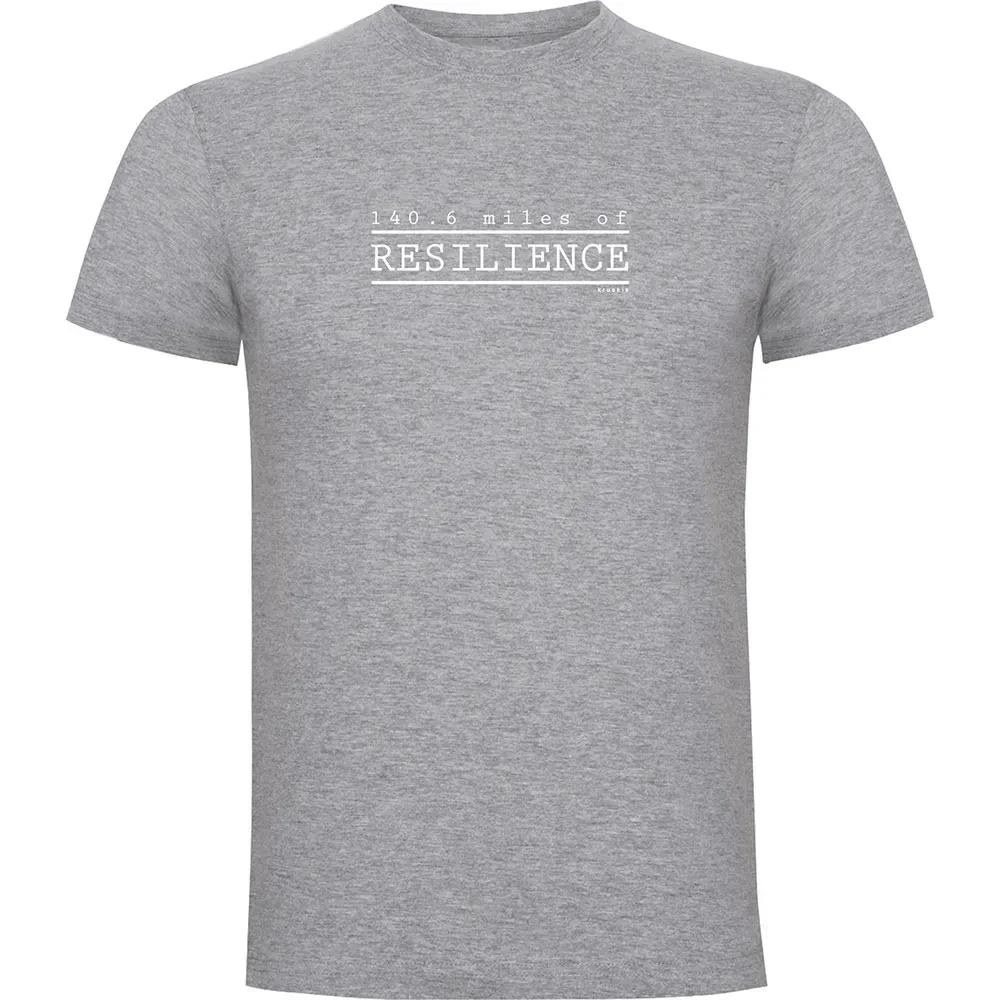 Resilience Short Sleeve T-shirt Heather Grey S Men - Kruskis - FashionsVida
