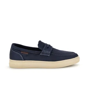 Mocassini blu in tessuto 2026103527F 40 - Wrangler - FashionsVida