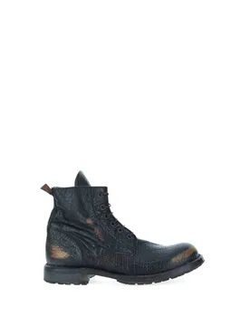MOMA Anfibi in pelle NERO 44 - MOMA - FashionsVida