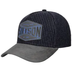 Goat Suede Peak Wool Cap by - navy - Size: One Size