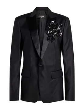 Blazer Herren Schwarz 46,56 Herren - Dsquared2 - FashionsVida