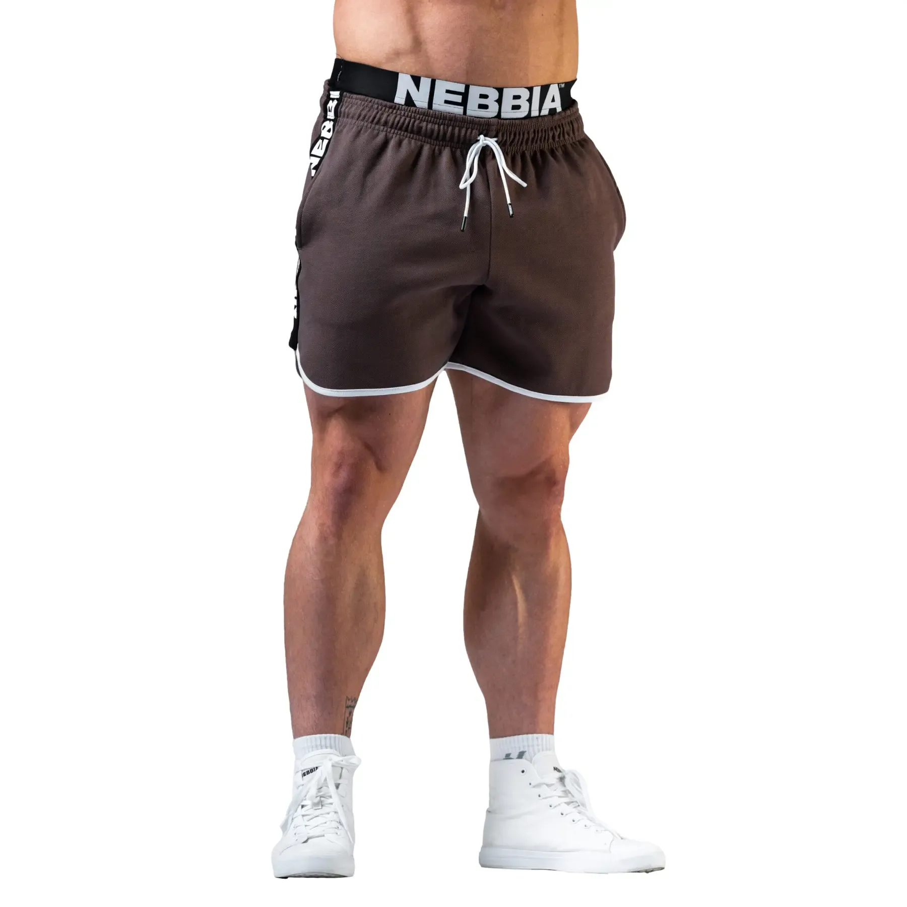 Short Hero - Marron - male - Size: 2XL - Nebbia - FashionsVida