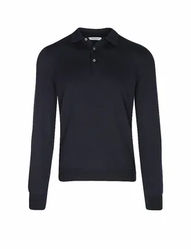 Gran Sasso Polo azul oscuro 50 - Gran Sasso - FashionsVida