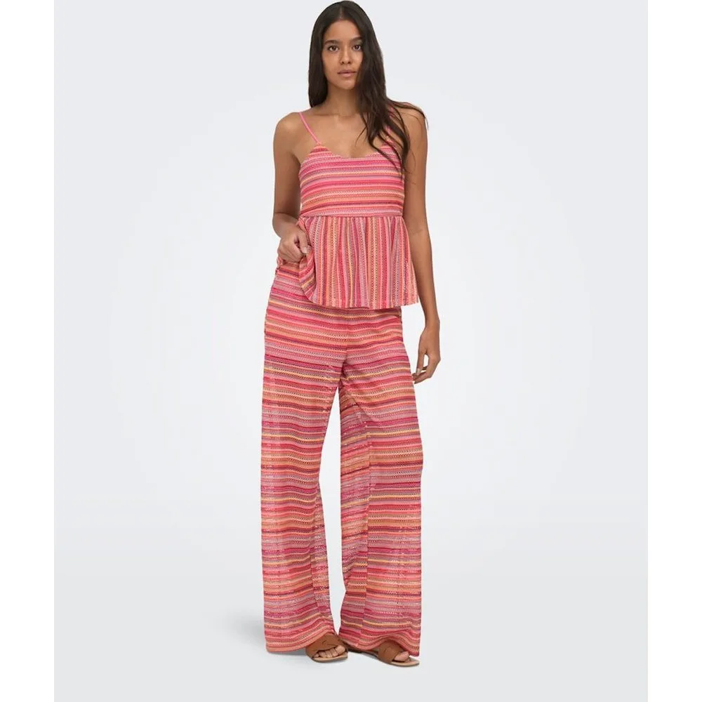 Pantalón de mujer de largo tobillo con corte regular - Only - FashionsVida