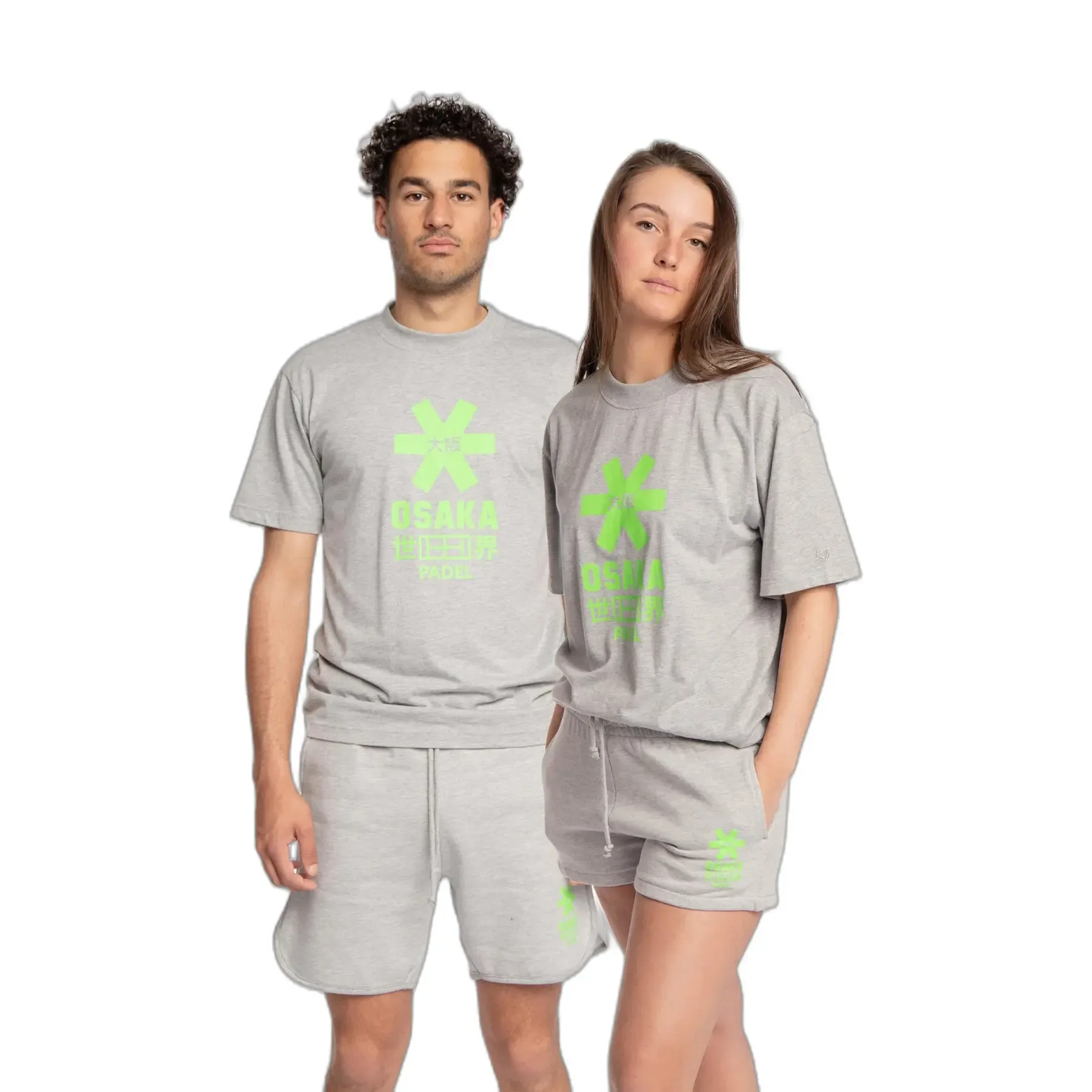 T-Shirt Basic - Gris - unisex - Size: XS - Osaka - FashionsVida