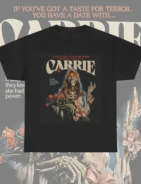 Carrie T-shirt, Horror Movie Fan Gift, Scary Film Lover Tee, Stephen King Inspired Shirt, Halloween Costume Top - Aliexpress - FashionsVida