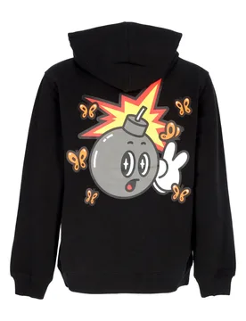 Felpa Cappuccio Uomo Butterfly Adam Pullover Black - The Hundreds - FashionsVida