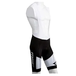 Salopette Senza Bretelle Pro Race White / Black