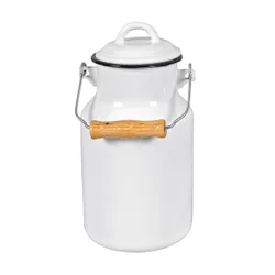 Milchkanne mit Deckel und Klapptragegriff 2 L