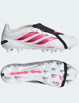 Scarpa da calcio Predator League Fold-Over Tongue Artificial Ground 46 2/3 Cloud White / Solar Turbo / Core Black - Adidas - FashionsVida
