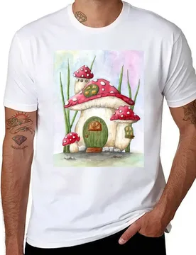 A mushroom house T-Shirt t shirt for man man graphic t shirt T-Shirt - Aliexpress - FashionsVida