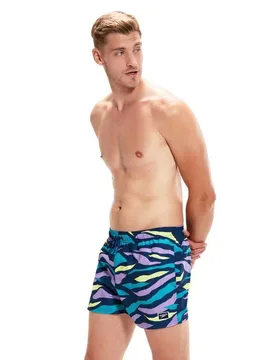 Printed Leisure 14´´ Swimming Shorts Ammonite Blue / Aquarium / Miami Lilac / Spritz L Men - Speedo - FashionsVida