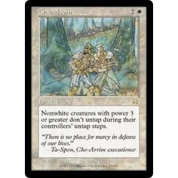 Crackdown (foil) Mercadian Masques