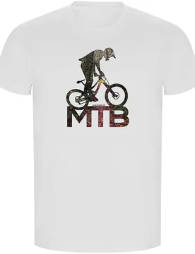 T-shirt à Manches Courtes Mtb Background Eco - Kruskis - FashionsVida