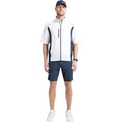 Wind-Shirt Lanark stretch, weiss/navy s